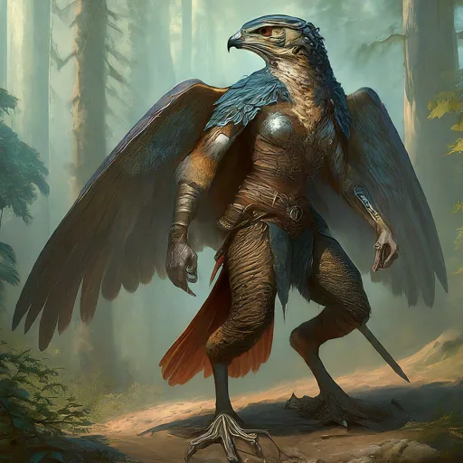 Aarakocra illustration