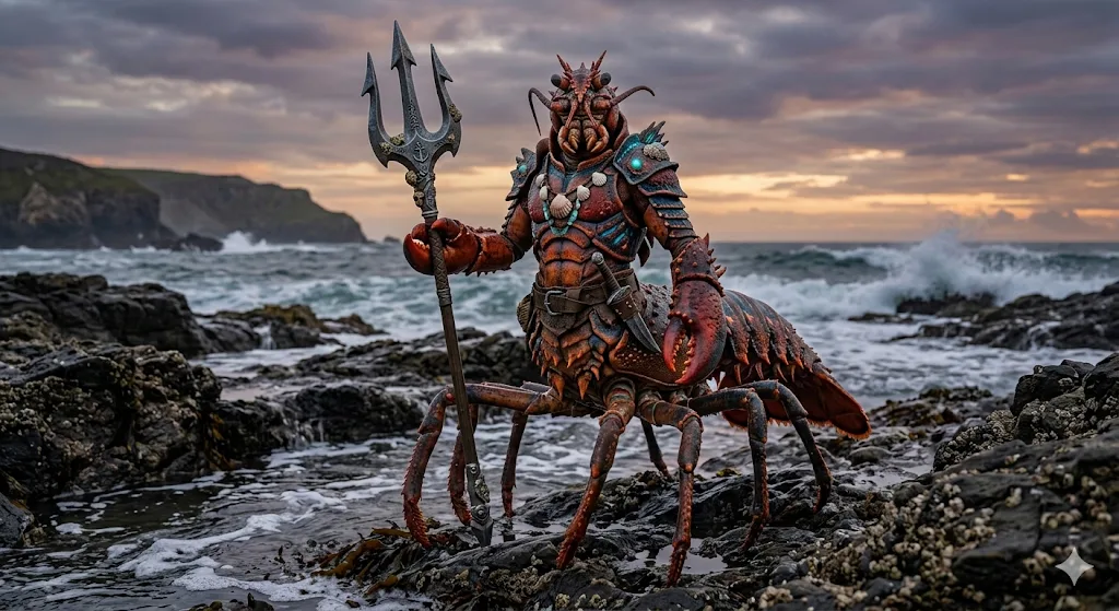 Aldani (Lobsterfolk) illustration