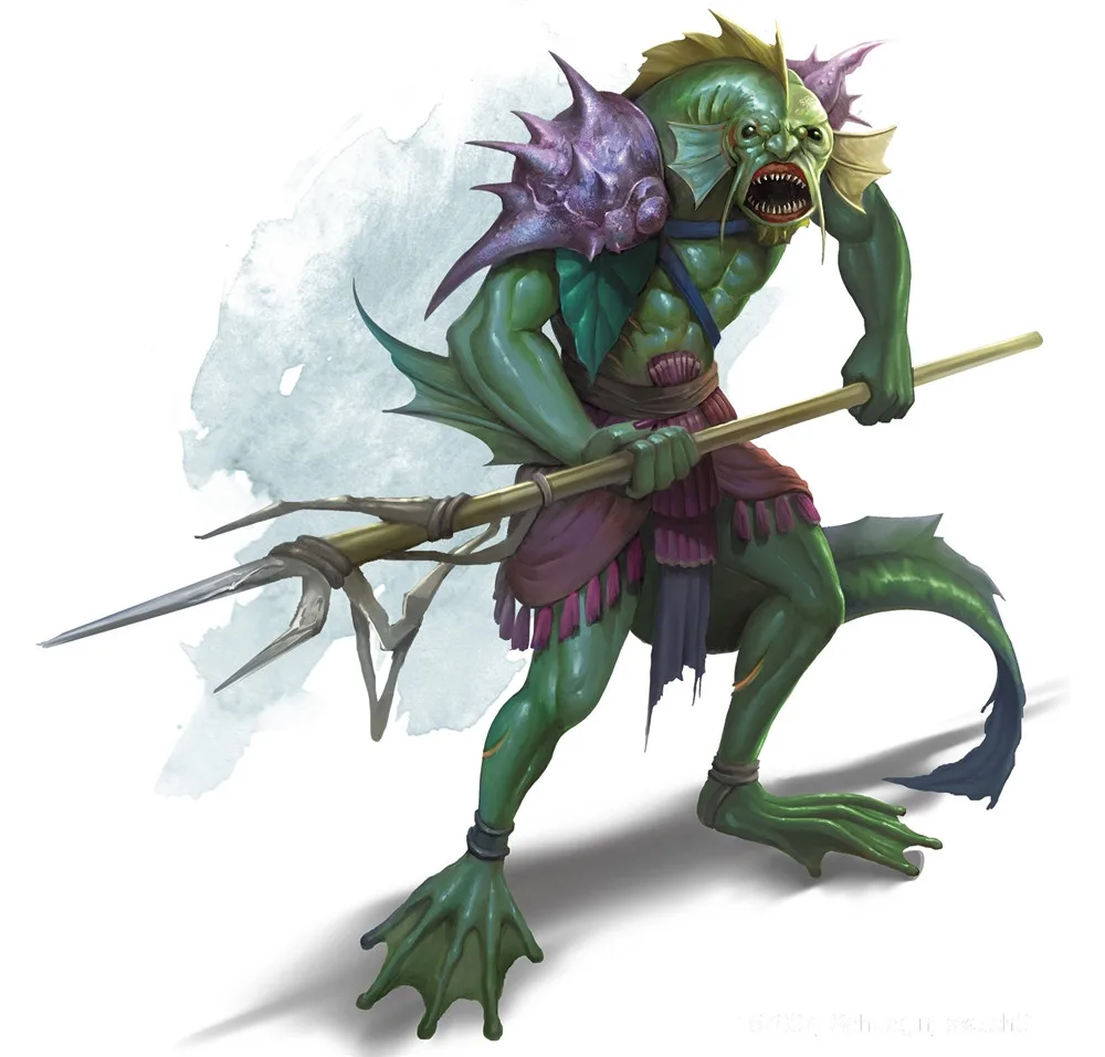 Sahuagin illustration