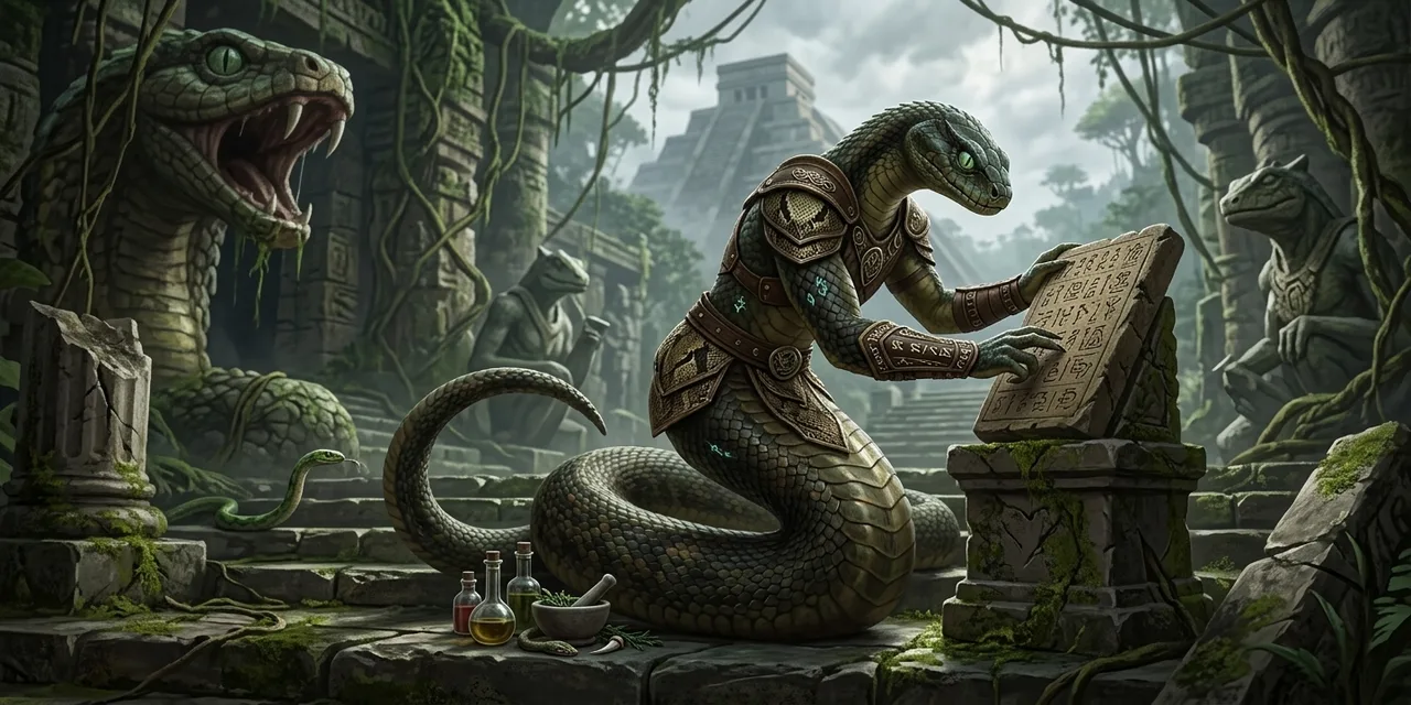 Yuan-Ti Initiate illustration